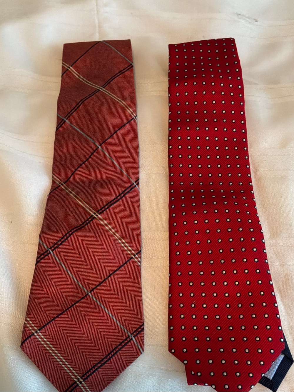 Tommy Hilfiger Red Patterned Men's Tie Duo